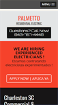 Mobile Screenshot of palmettoresidentialelectric.com